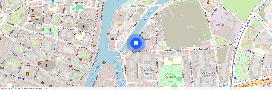 ul. Angielska Grobla, Śródmieście, Gdańsk, pomorskie