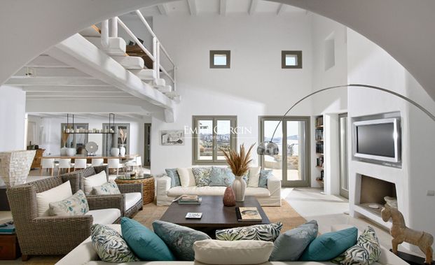 Évasion à Mykonos : Villa Élégante et Tranquille avec Vues Panoramiques - Photo 1