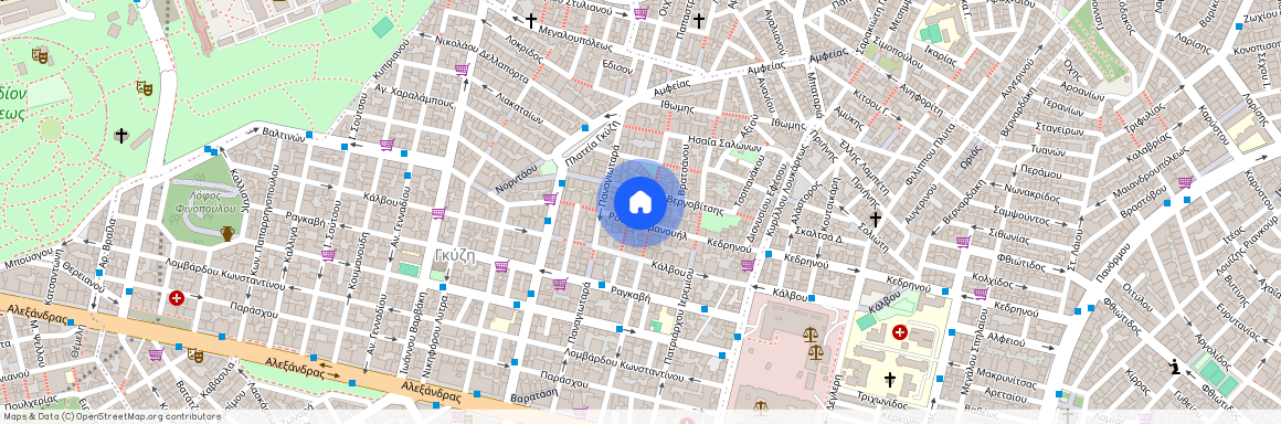 Ροΐδη Εμμανουήλ, 27 114 75 Αθήνα, Πλατεία Γκύζη (Γκύζη - Πεδίον Άρεως)