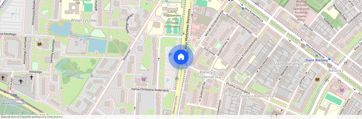 al. Aleja Władysława Reymonta, Wawrzyszew, Bielany, Warszawa, mazowieckie