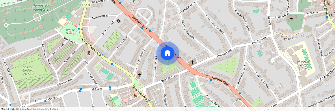 Finchley Road, Swiss Cottage, NW3