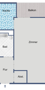 Singleapartment mit Aufzug und Balkon - Photo 3