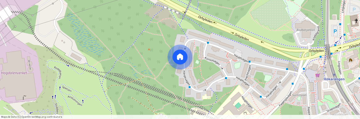 Hauptvägen 64, Hökarängen