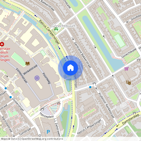 Gorechtbuurt, 9713 AJ, Petrus Campersingel, Groningen