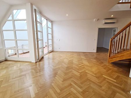 TOPLAGE, BÖRSE-NÄHE, klimatisierte 157 m2 Maisonette mit 18 m2 Terrasse, 4 Zimmer, Küche, Wintergarten, 2 Bäder, Zelinkagasse - Photo 2