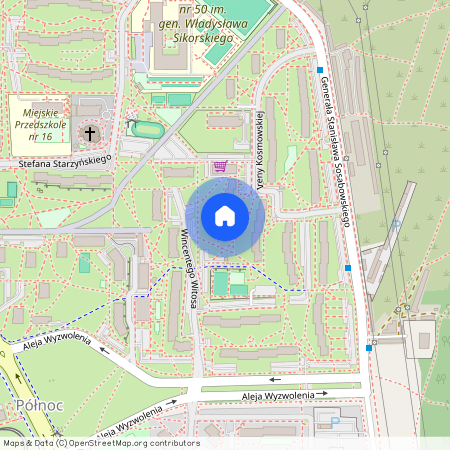 ul. Kosmowskiej, Północ, Częstochowa, śląskie