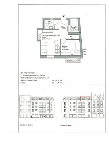 Neubau-Dachgeschosswohnungen mit Fahrstuhl - Foto 2