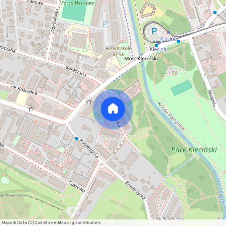 ul. Wałbrzyska, Klecina, Krzyki, Wrocław, dolnośląskie