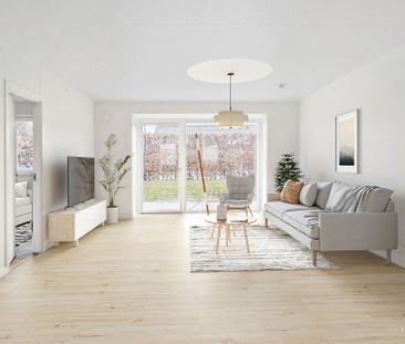 Familievenlig bolig til leje centralt i Gødvad - Nyt Køkken og bad - Foto 1