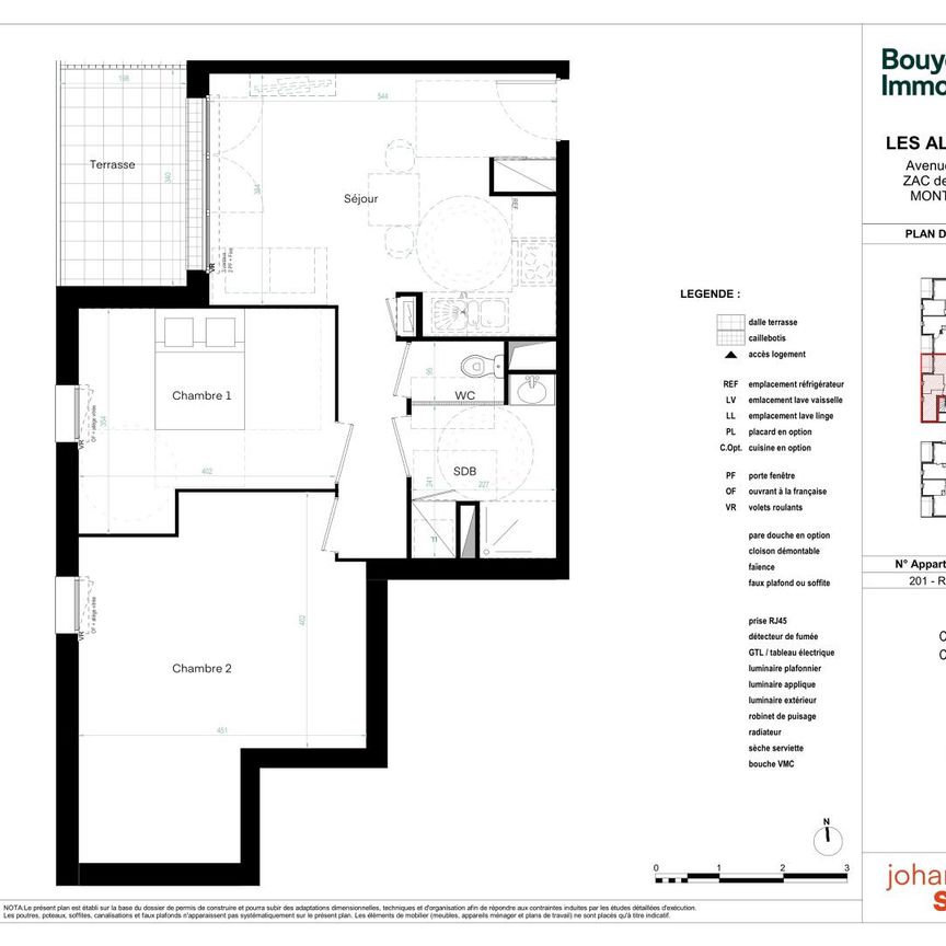 location Appartement T3 DE 65.22m² À MONTLOUIS SUR LOIRE - Photo 2