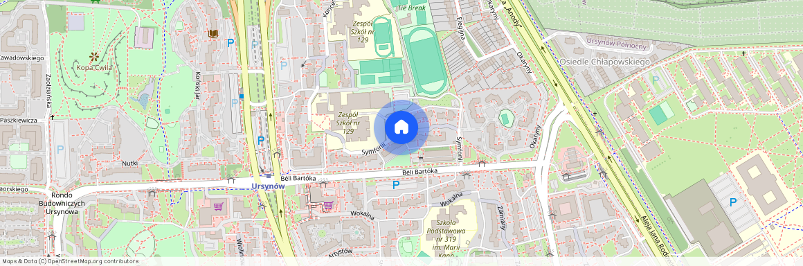 Warszawa, Ursynów, Ursynów, Północny, Symfonii