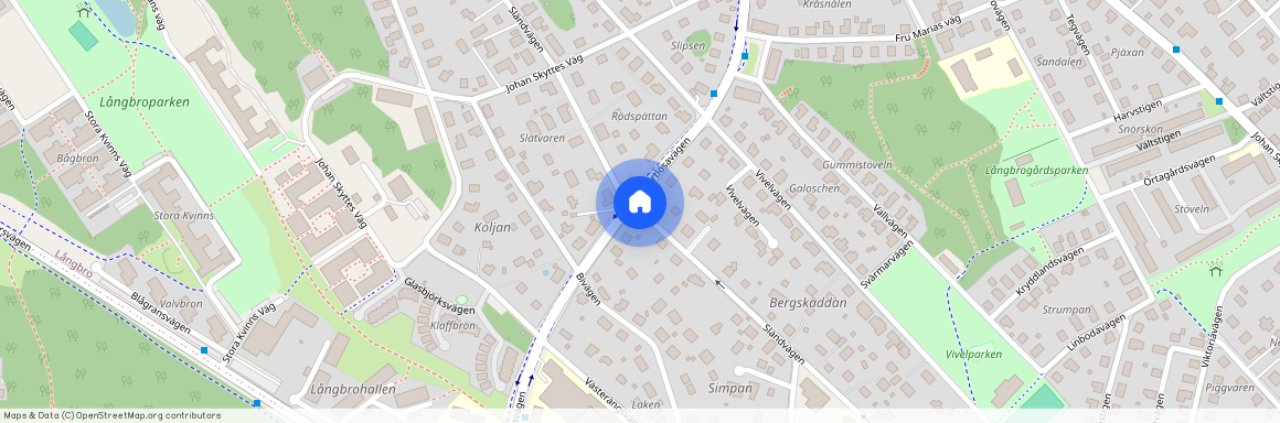 Sländvägen, Älvsjö