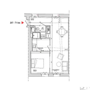 Appartement 1 pièce - Photo 2