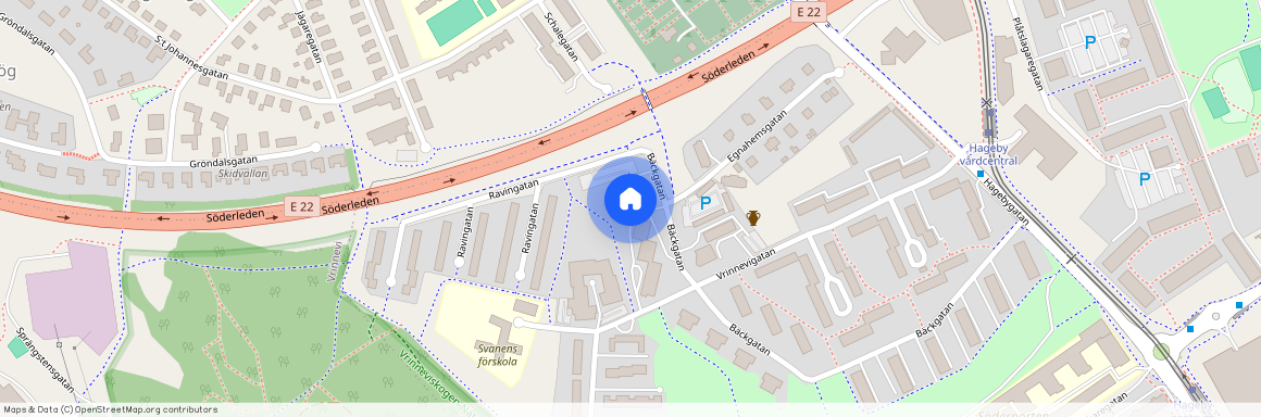 Bäckgatan 2 B, Hageby