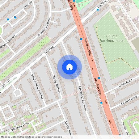 NW2, London