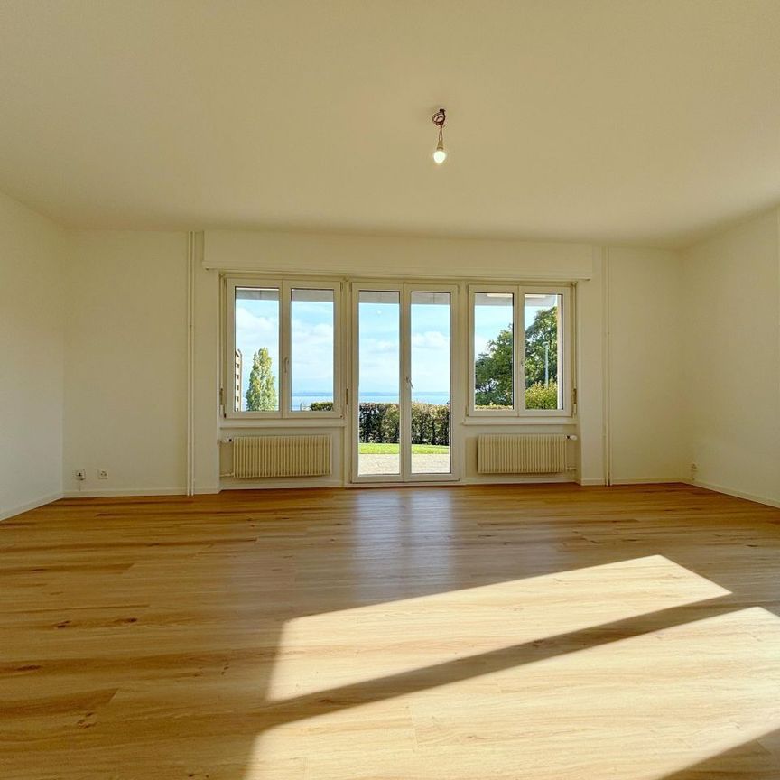 Beautiful apartment 3.5p – 2 CHB / Garden with lake view / Private workshop - Photo 1