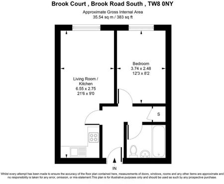 1 Bed Flat, Brook Court, TW8 - Photo 5