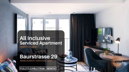 SENIOR STUDIO SERVICED APARTMENT - STUDIO MEUBLÉ DE HAUTE QUALITÉ DANS LE QUARTIER RECHERCHÉ DE SEEFELD - Foto 3