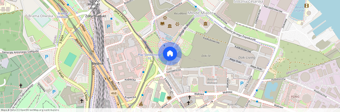 ul. Doki, Młyniska, Gdańsk, pomorskie