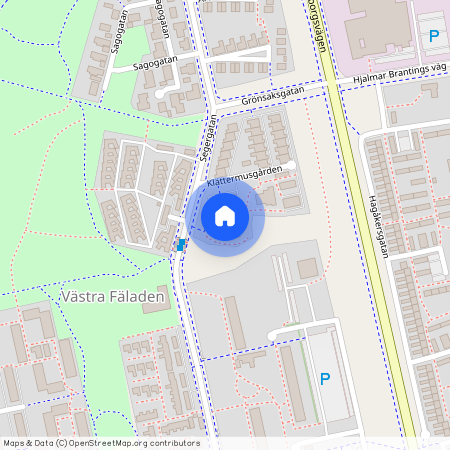 Västra Fäladen, Landskrona, Skåne, Klättermusgården 2