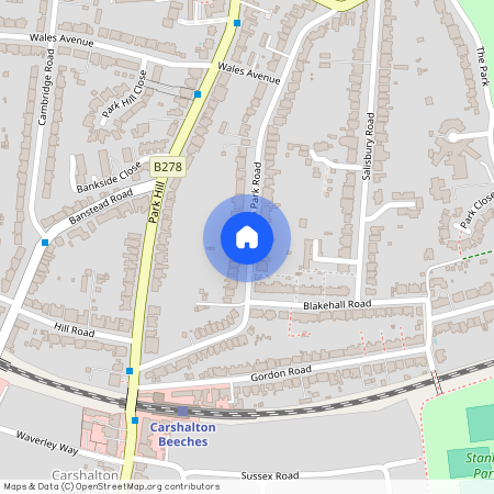 Carshalton Park Road, Carshalton Beeches, Surrey, SM5