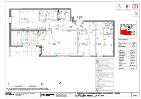 location Appartement T4 DE 80.71m² À CHESSY - Photo 4