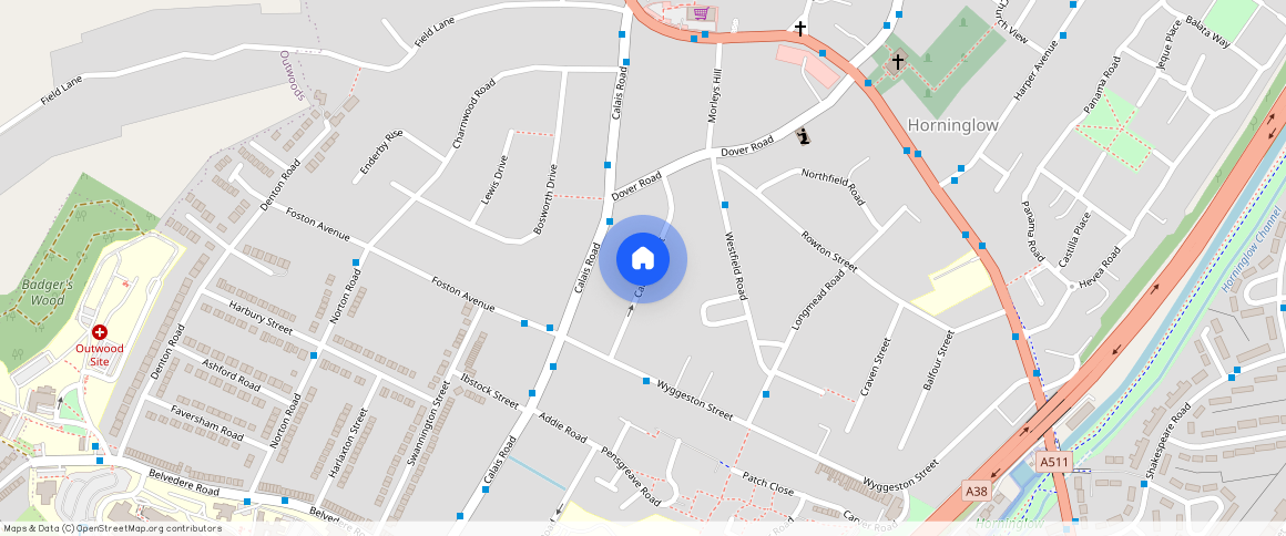 DE13 0TE, Staffordshire