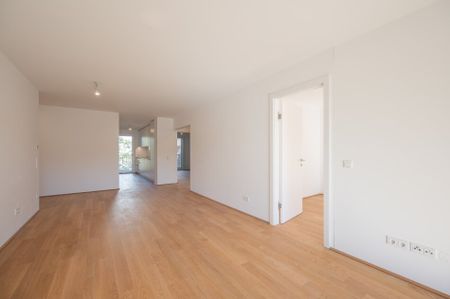 EDUART-Die Kunst des Wohnens: Hochwertiger 3-Zimmer NEUBAU-ZWEITBEZUG mit ca. 13m² Freifläche! (10/12) - AB FEBRUAR 26 - Photo 2