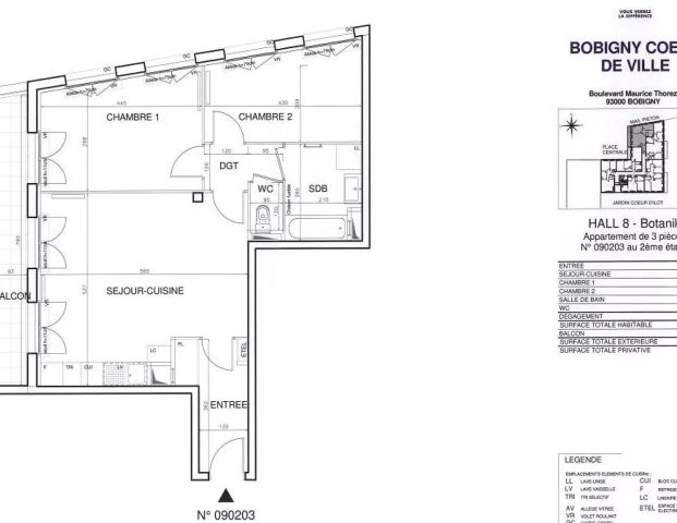 location Appartement T3 DE 64.6m² À BOBIGNY - Photo 1