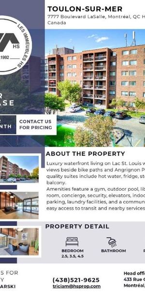 1 CH - 1 SDB - Montréal - $1,285 /mo - Photo 2