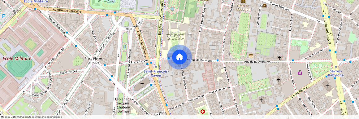 Rue Monsieur, entre Rue de Babylone et Rue Oudinot 75007 Paris (7e arrondissement)