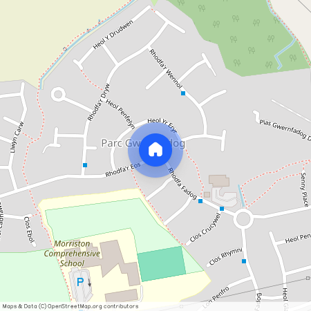 Rhodfa'r Eos, SA6, Cwmrhydyceirw