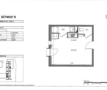Location Appartement 1 pièce 22m² VILLENAVE D ORNON 33140 - Photo 3