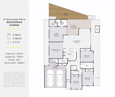 Modern 5 Bedroom Home with Ducted Air & Double Garage - Photo 3