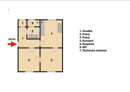 Pronájem bytu 2+1 51 m² - Photo 5