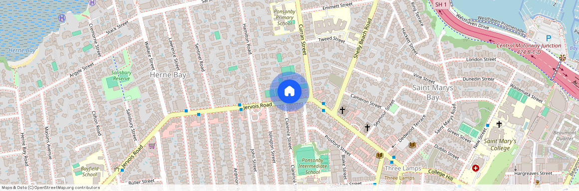 10/97 Jervois Road, Herne Bay, NZ 1022