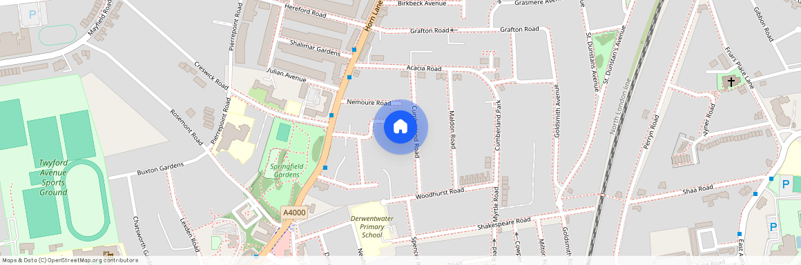 Cumberland Road, Poet's Corner, London, W3