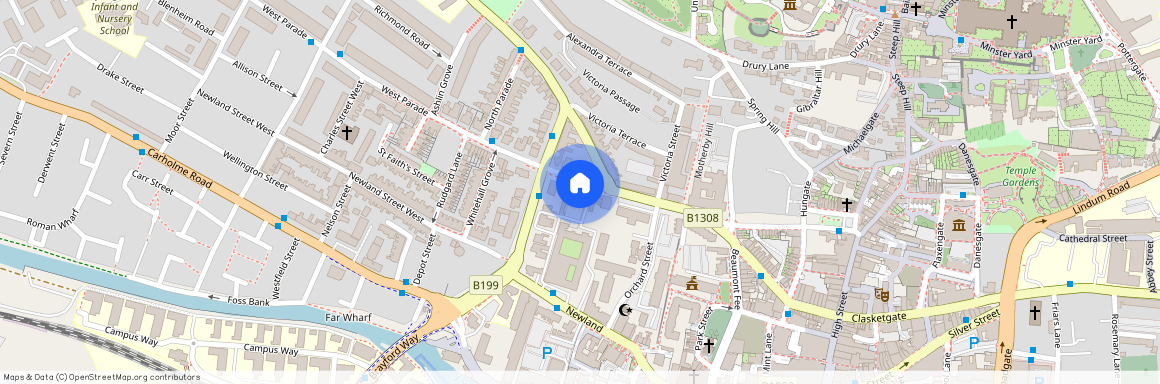 By city centre - West Parade Lincoln - Student House - 26/27