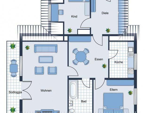 Sopart Immobilien - Sonnige 3-Zimmer Dachgeschosswohnung mit Südausrichtung in zentraler Lage - Foto 1