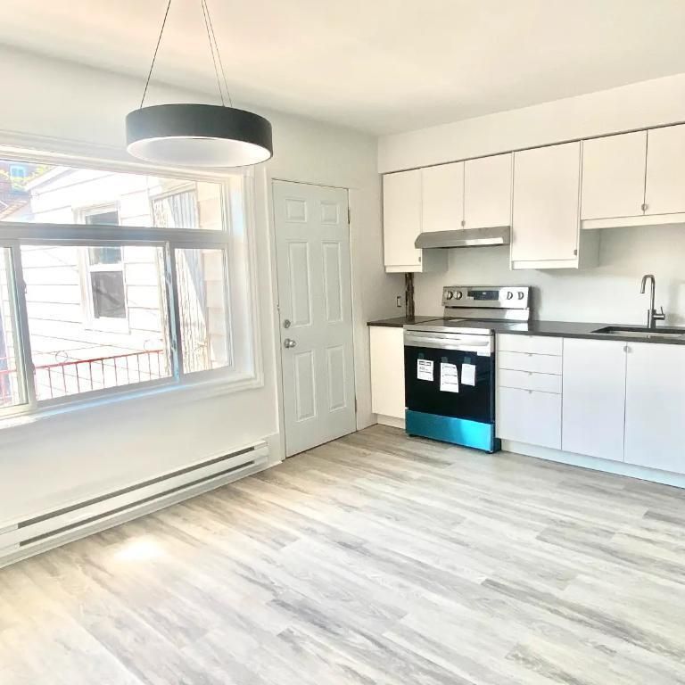 À louer – 4 ½ rénové avec électroménagers neufs et espace bureau | Parc-Extension - Photo 1