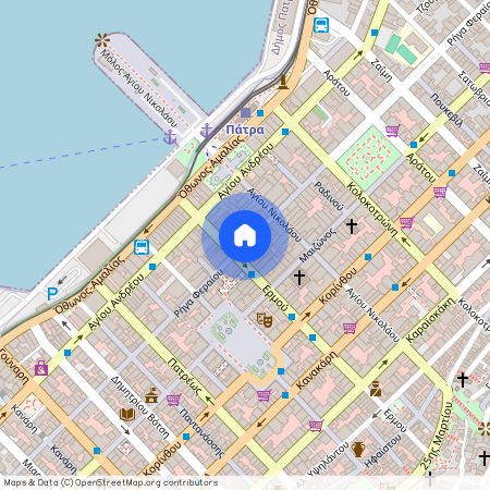 Ρήγα Φεραίου 85, Πάτρα 262 21, Ελλάδα (26221)