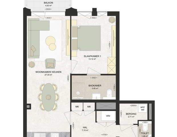 Appartement te huur: Kennedylaan 378 2035 TR Haarlem - Photo 1