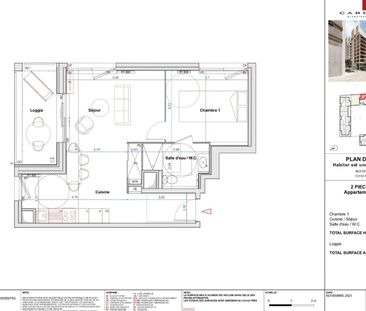 Louer appartement 2 pièces de 51 m² - Photo 6