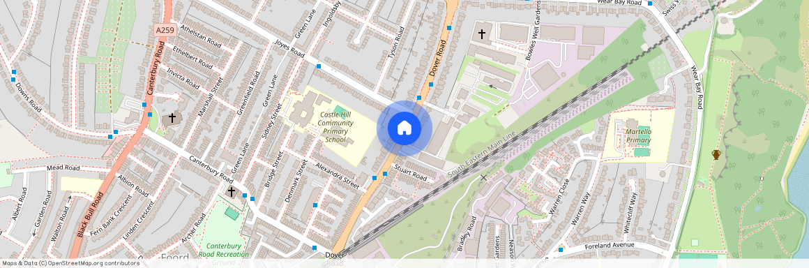 Dover Road, Folkestone, CT19