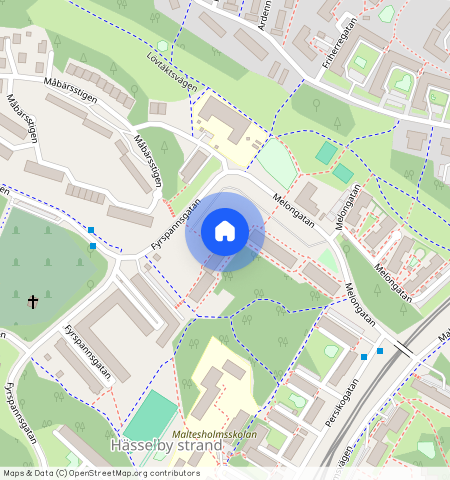 Fyrspannsgatan **, Hässelby Strand