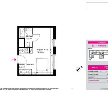 Location Appartement 1 pièce 25m² FRANQUEVILLE ST PIERRE 76520 - Photo 4