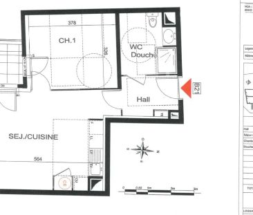 Location appartement 2 pièces - 47m² à Villeurbanne (69100) - Photo 1