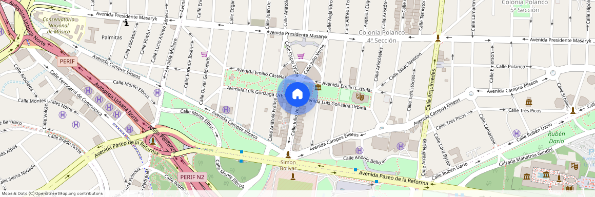 Calle Julio Verne, Polanco, 11540 Mexico City, CMX, Mexico
