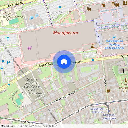 ul. Ogrodowa, Stare Polesie, Polesie, Łódź, łódzkie