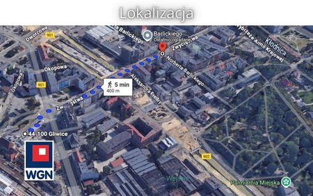 Mieszkanie na wynajem Gliwice - Na wynajem zadbane mieszkanie 4 pokoje/12 łóżek z balkonem w doskonałej lokalizacji | Gliwice Śródmieście. - Zdjęcie 2